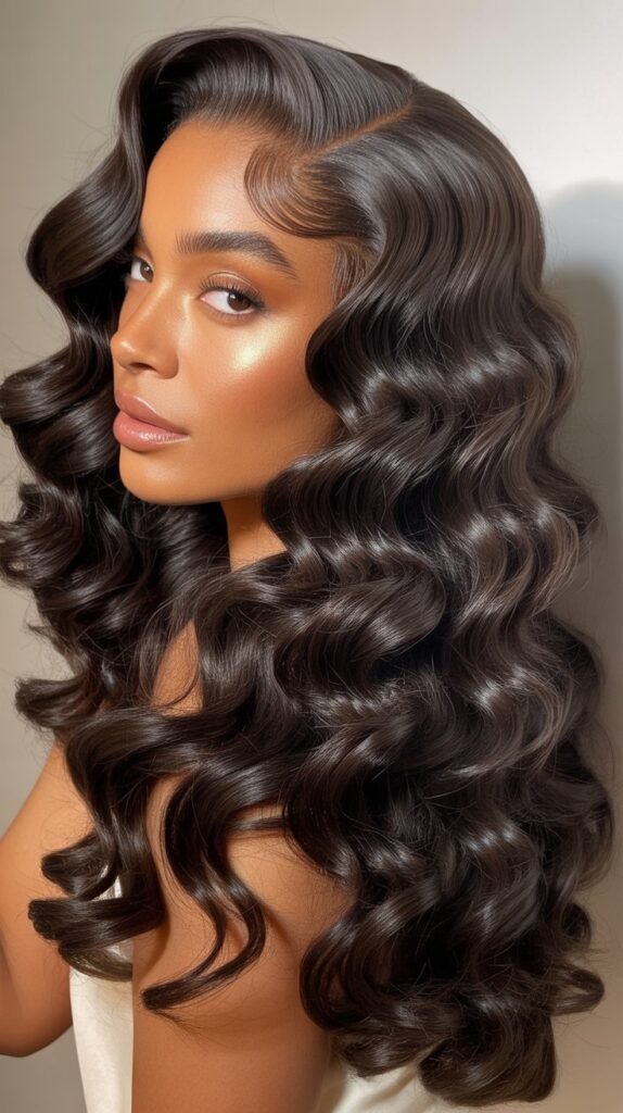 V-Part Deep Wave Wig
