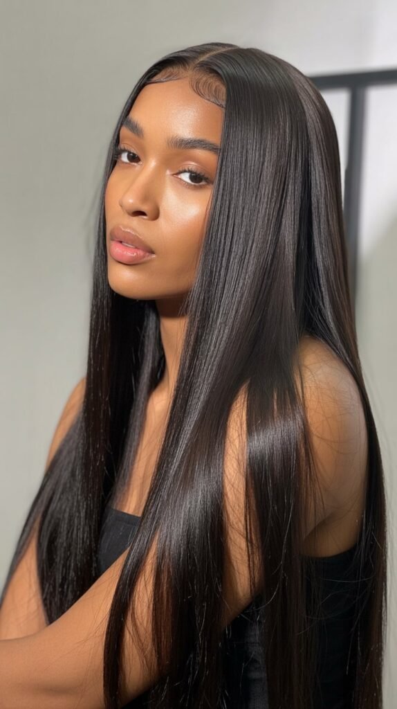 Bone Straight 360 Lace Frontal