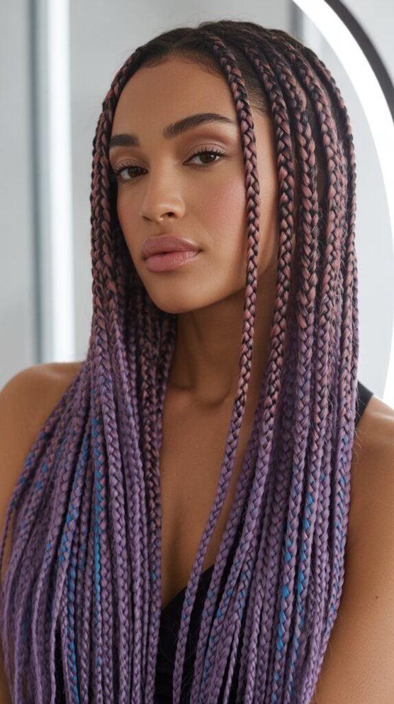 Micro Braids with Colored Extensions