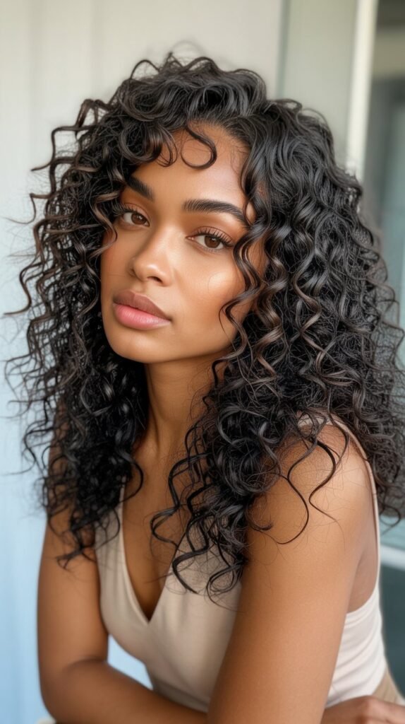 Wash-and-Go Curly Style (3B-3C Texture)