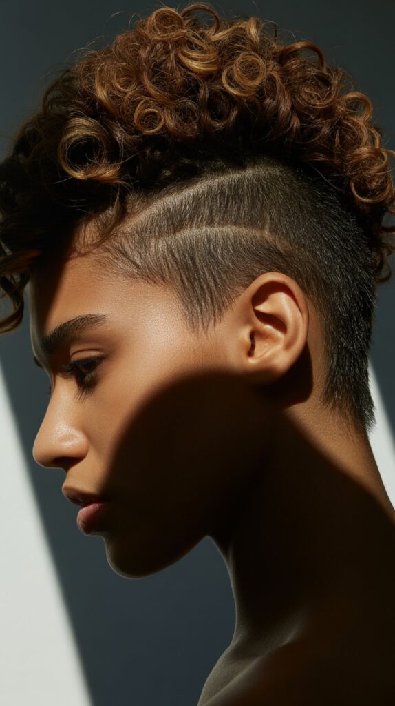 30 Best 3C 4A Hairstyles for Short Hair You'll Love 15 Curly Mohawk