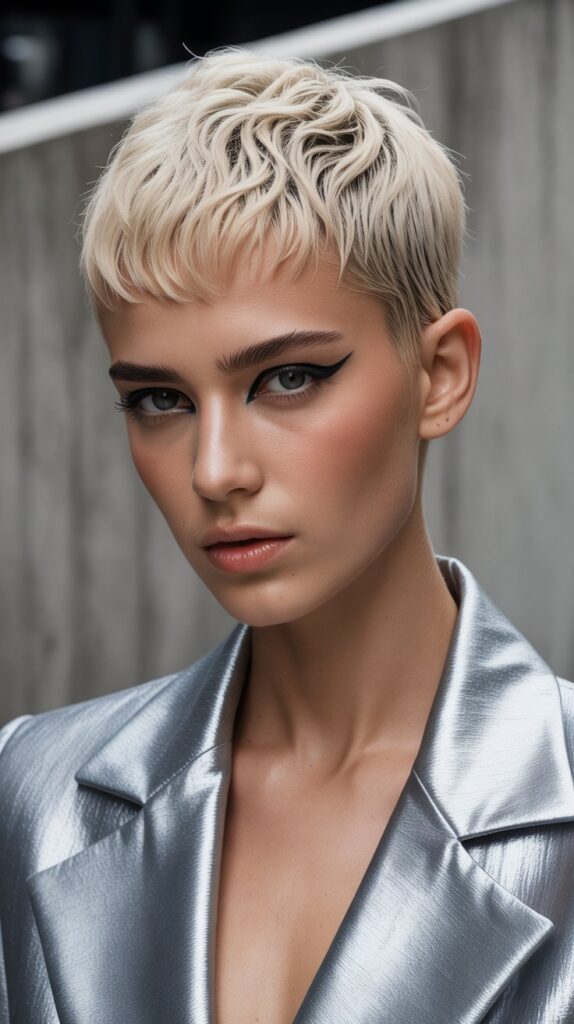 Messy Pixie with Micro Bangs