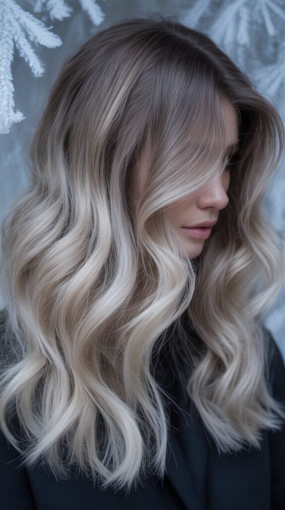 Ash-Blonde Reverse Balayage