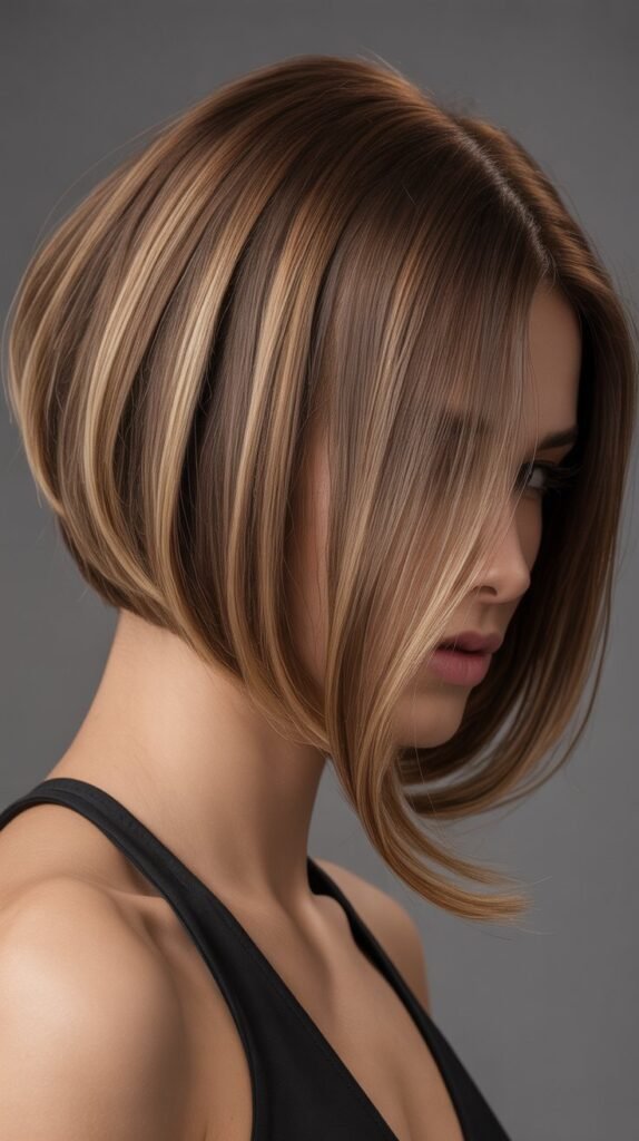 Balayage Bob with Soft Undercut