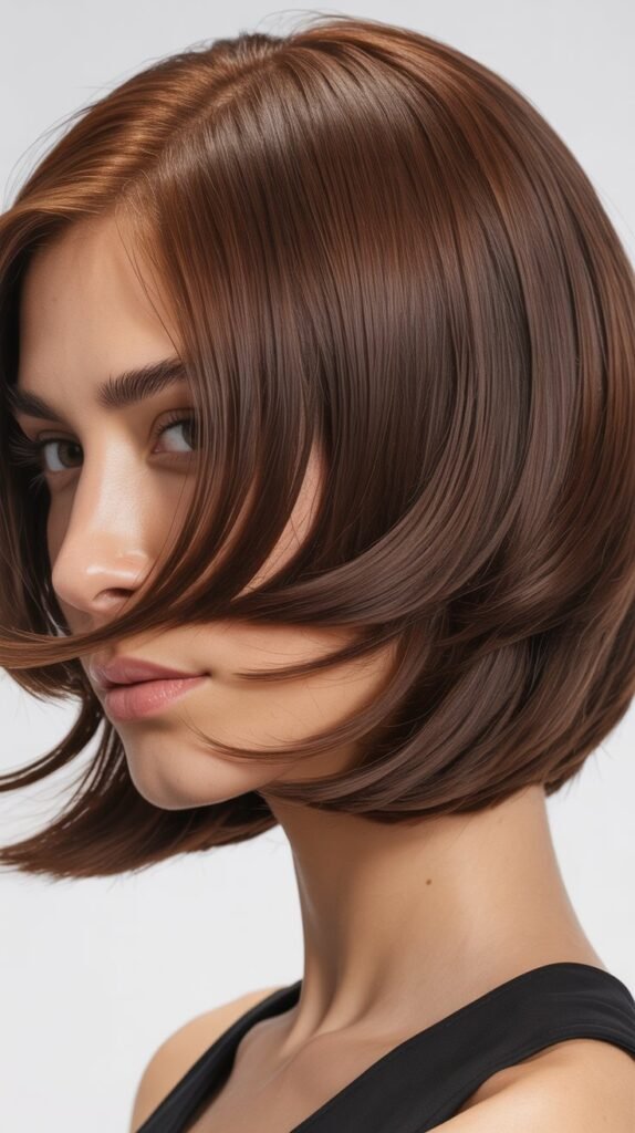 Sleek Layered Bob