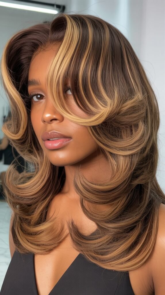 V-Cut Layers with Highlights