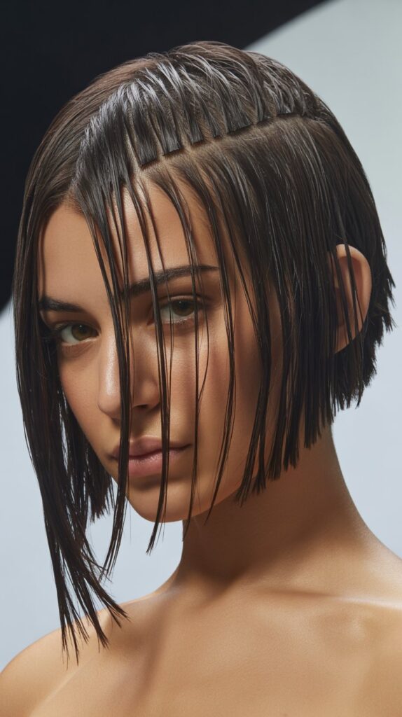 36 Choppy Bob Haircuts for Women in 2025 34 Choppy Bob with Sliced Layers