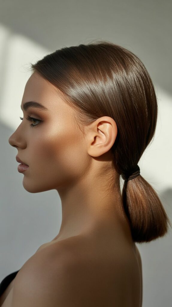 Top 27+ Half-Up Half-Down Prom Hairstyles 8 Sleek Half-Up Ponytail