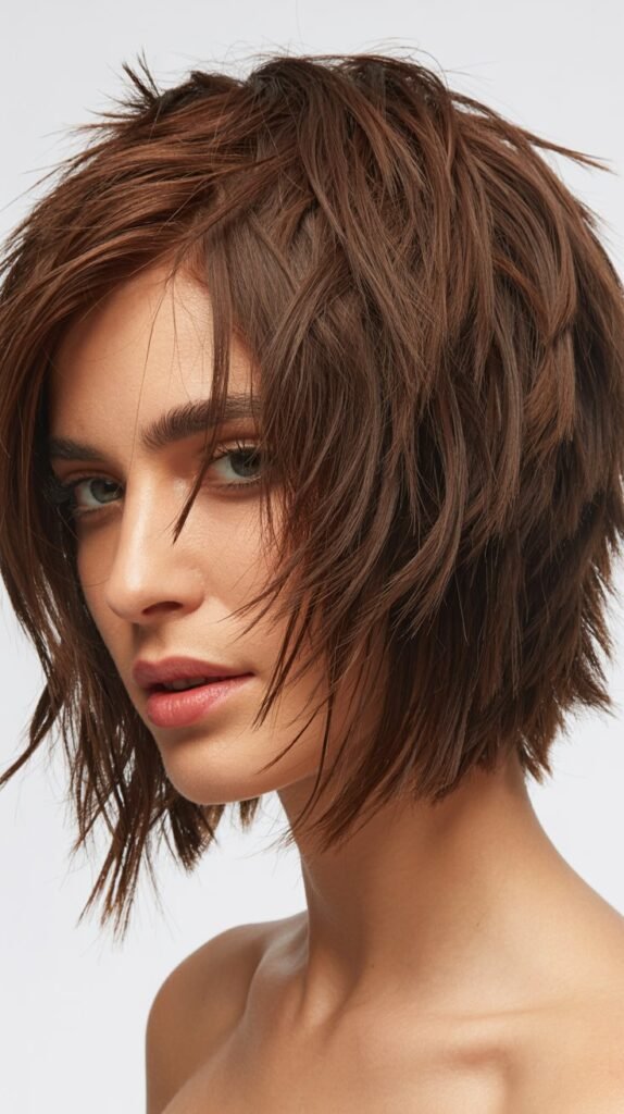 Choppy Shattered Bob