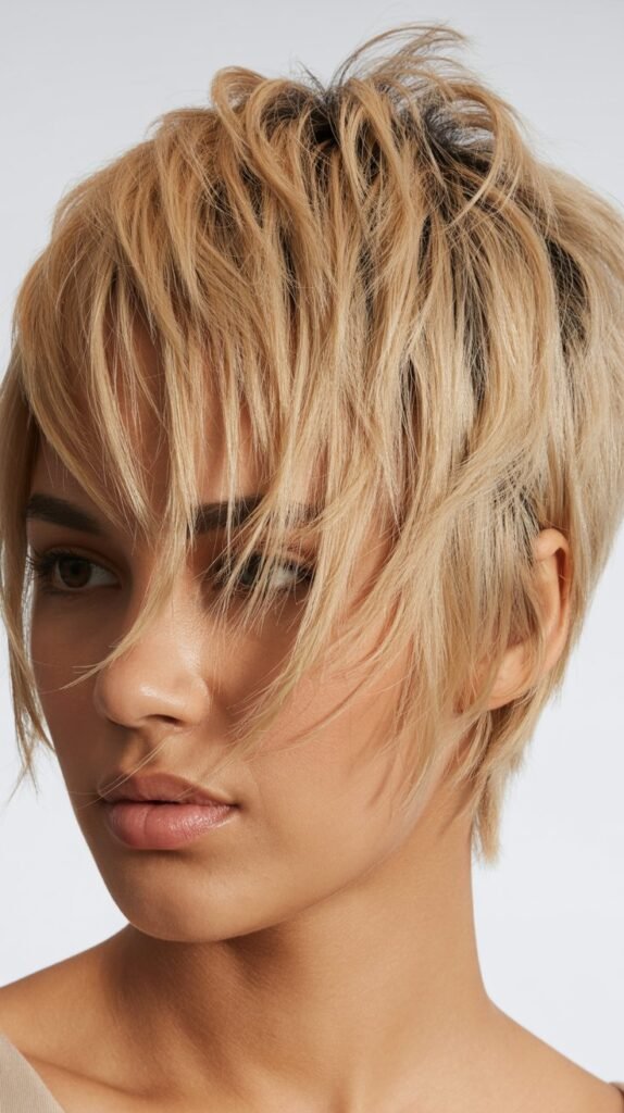 Choppy Pixie Cut with Textured Layers