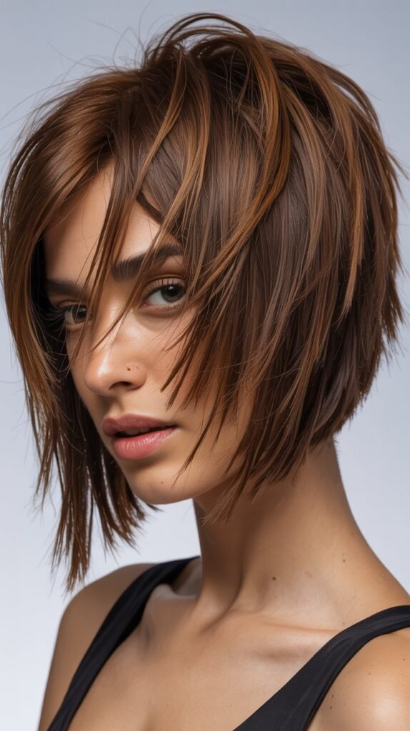 Choppy Razor Cut Bob