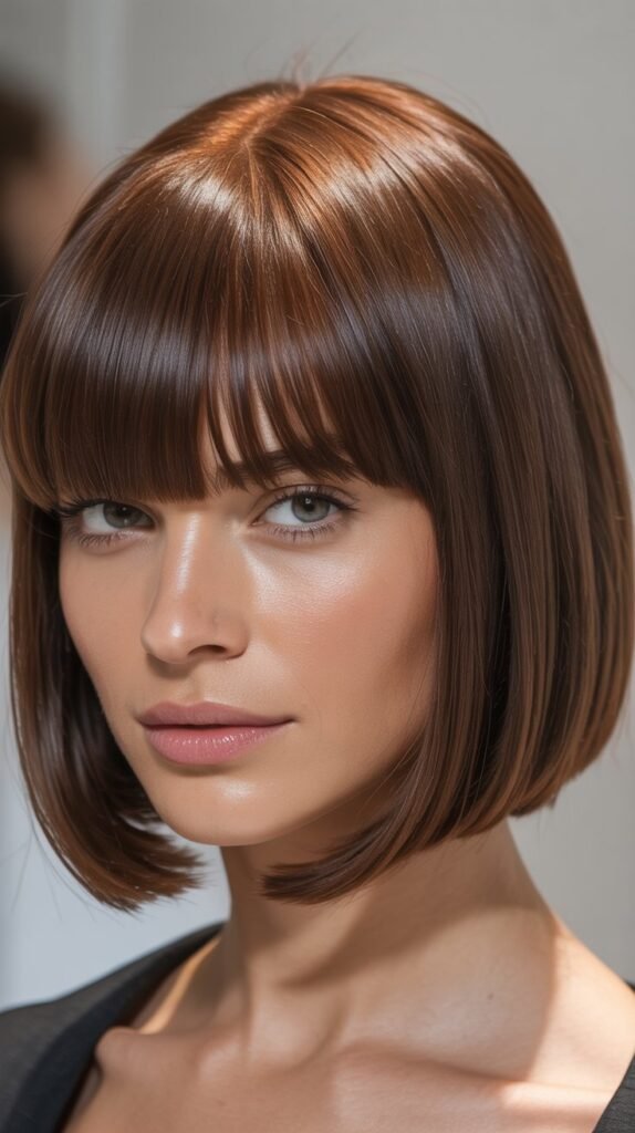 French Bob with Straight Fringe