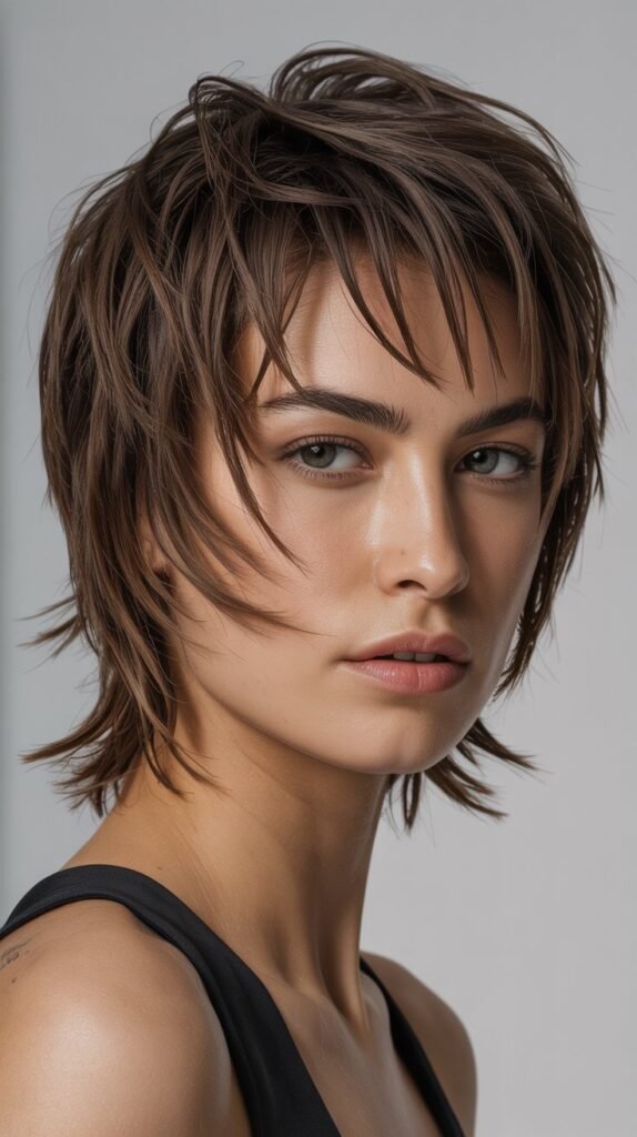 Choppy Crop with Bangs