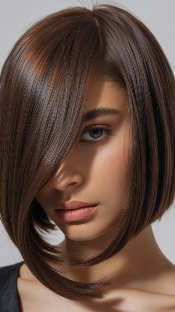  Bob with Long Side Bangs