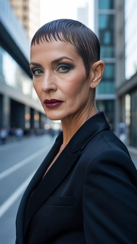 Best 30+ Short Hairstyles for Women Over 60 That Will Turn Heads 10 The Slicked-Back Pixie
