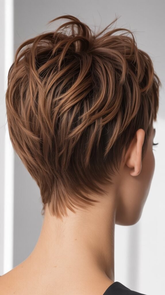 Choppy Pixie with Nape Undercut