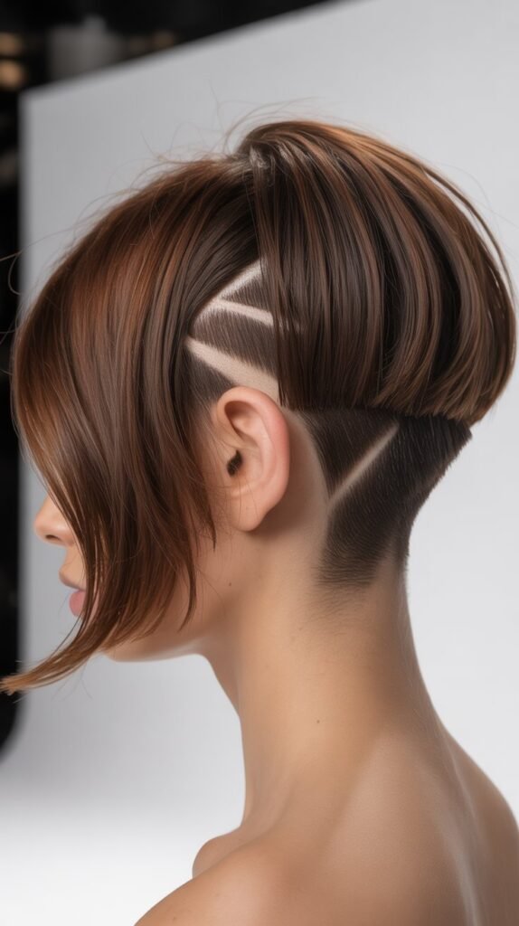 Layered Bob with Nape Undercut