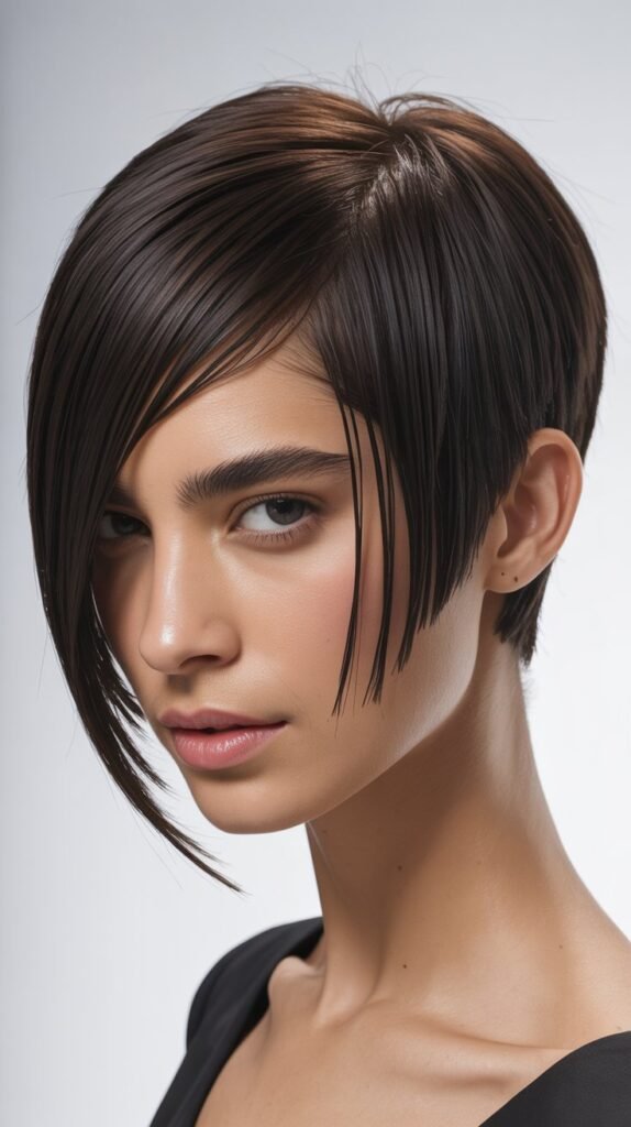 Asymmetrical Choppy Pixie
