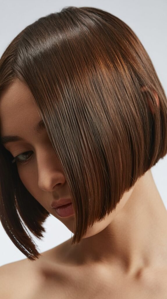 Sleek Angled Bob