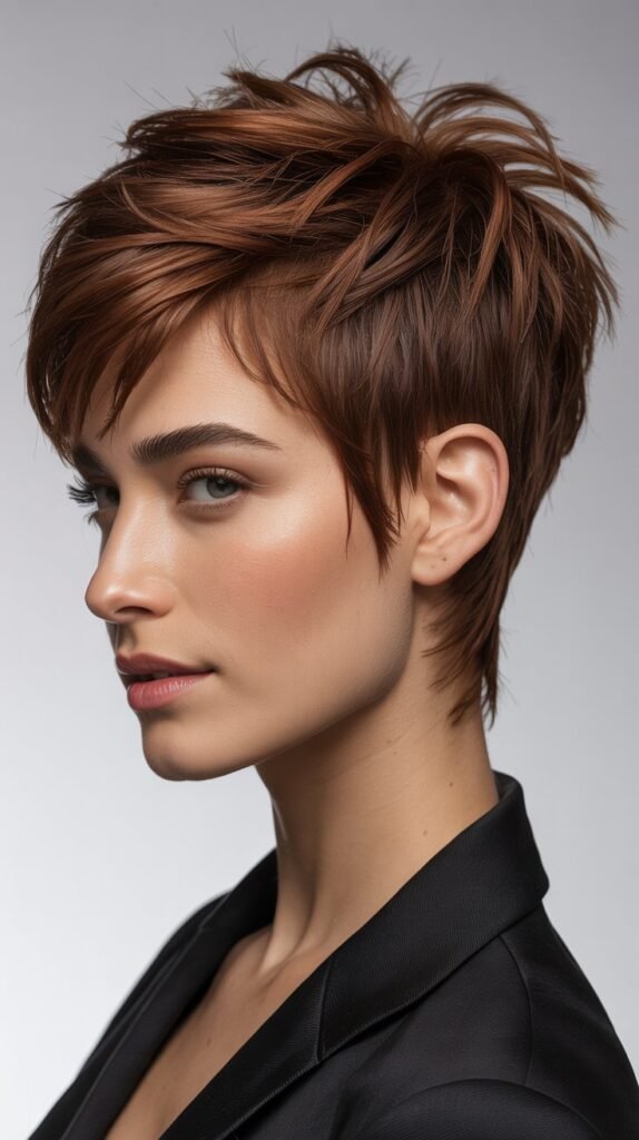 Choppy Nape-Tapered Cut