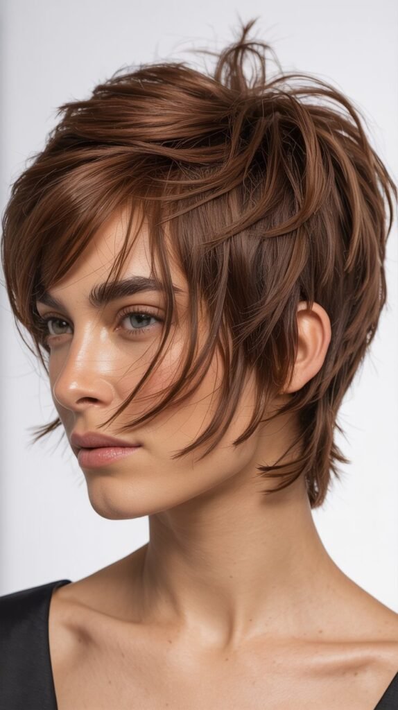 Choppy Layered Shaggy Pixie