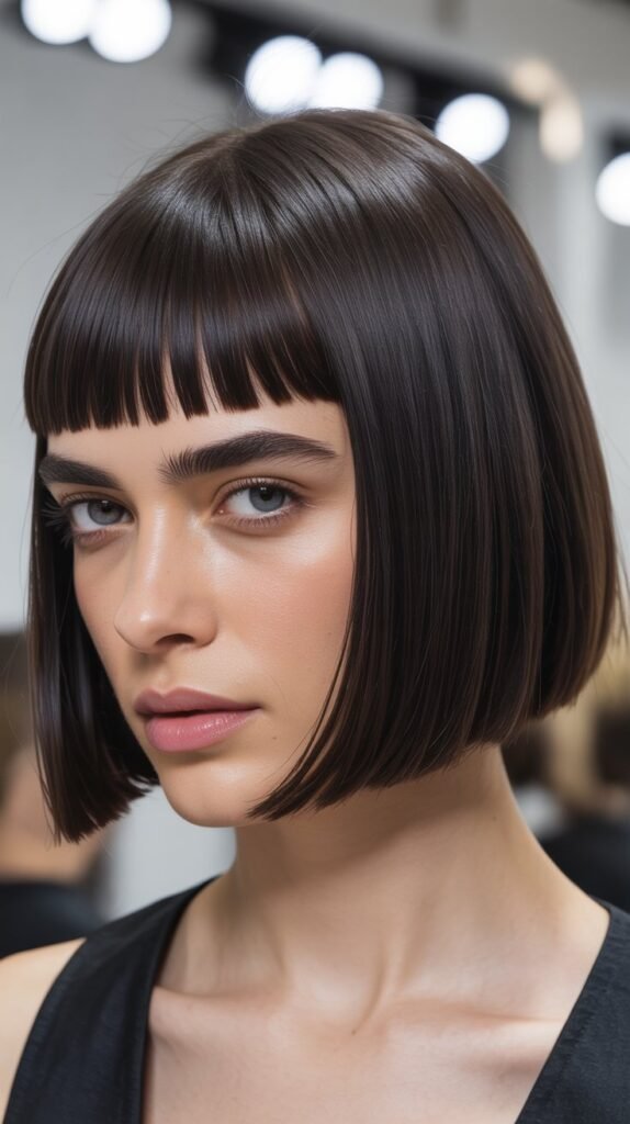 Blunt Bob with Micro Bangs