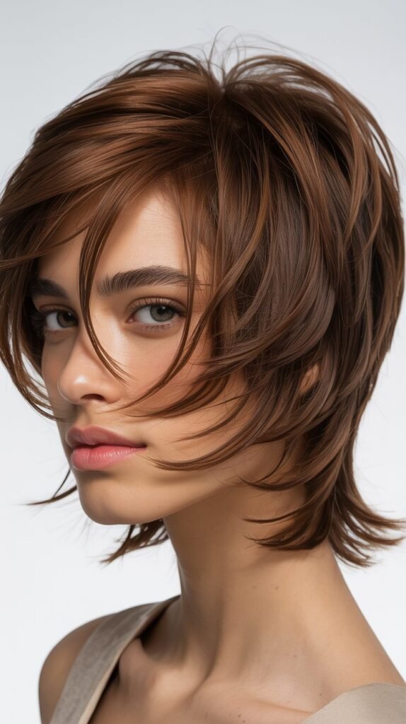 Graduated Layers on Short Hair