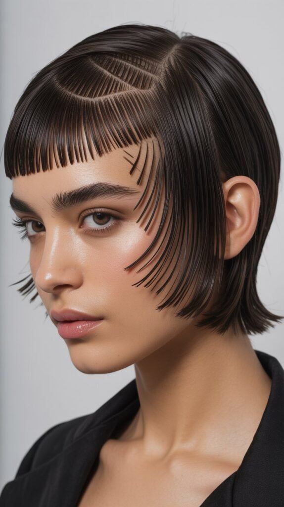 Pixie-Bob Hybrid with Textured Micro Bangs