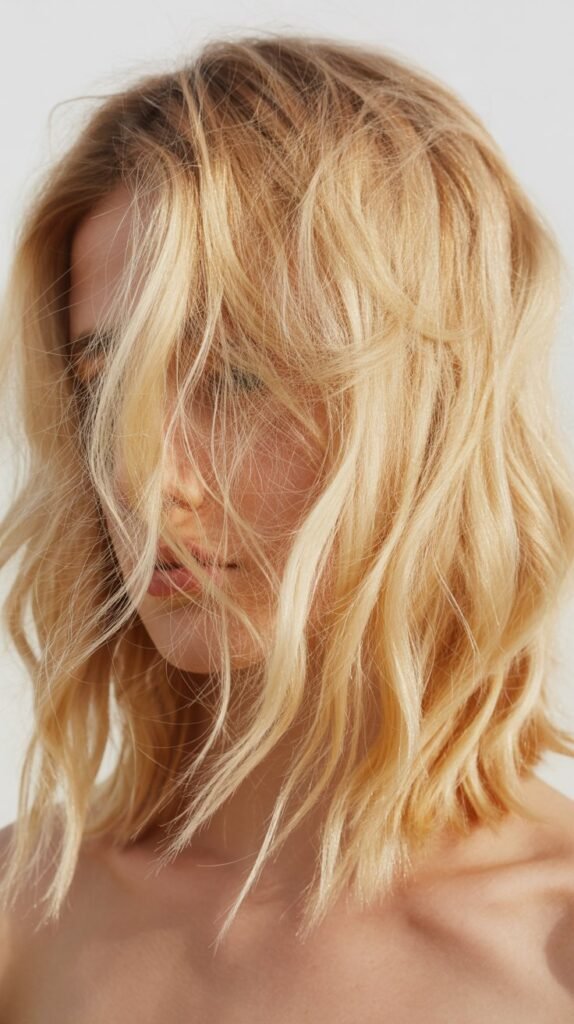 Textured Beachy Long Bob