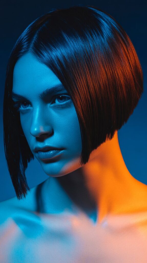 26 Flattering Angled Bob Haircuts Round Faces 10 Blunt Angled Bob