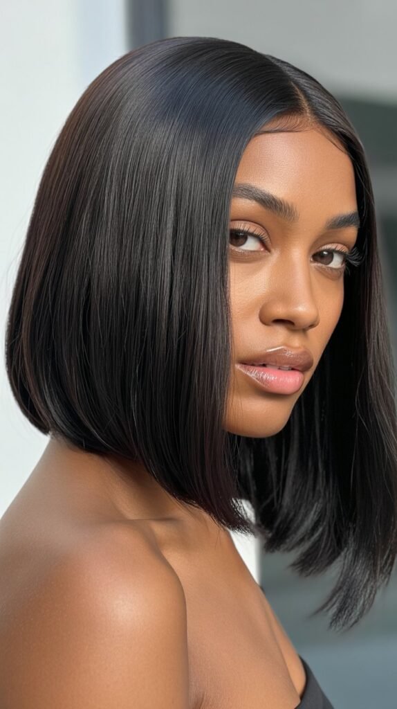 Straight Wig with Graduated Bob