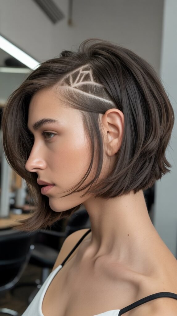 Layered Bob with Undercut