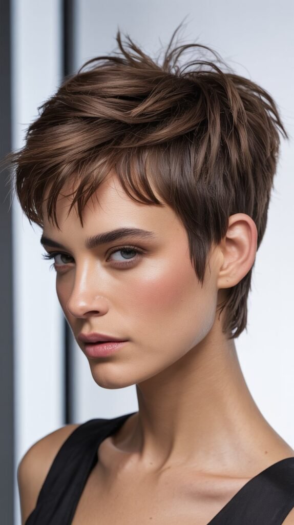  Classic Choppy Pixie Cut