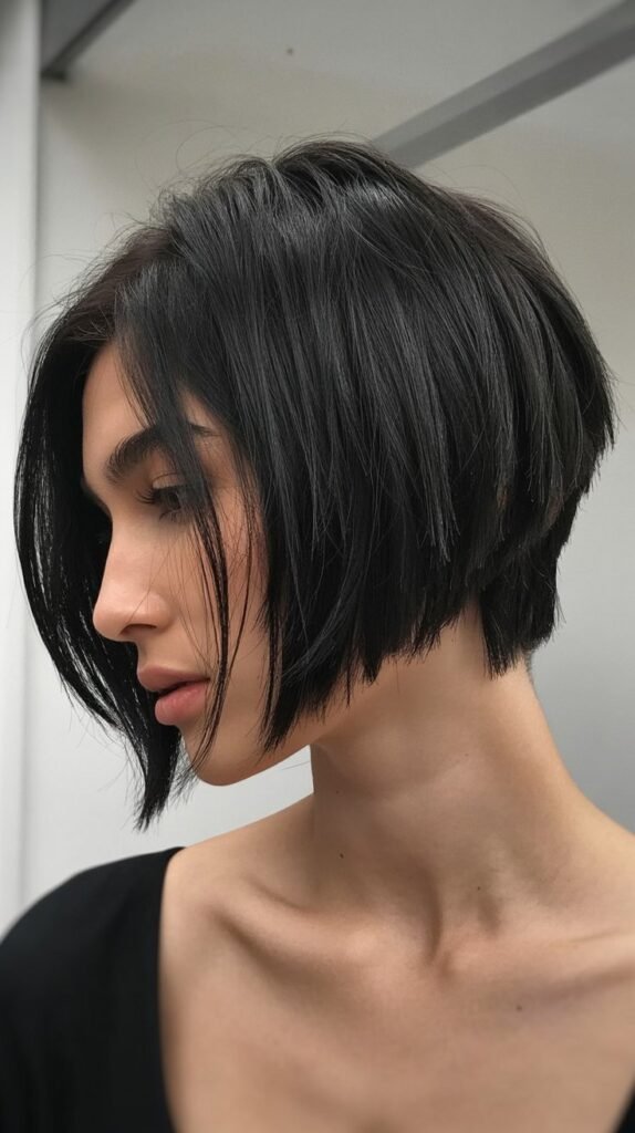 Layered Undercut Bob