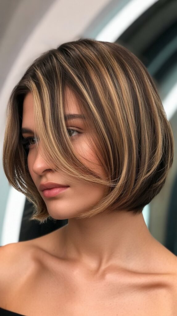 Layered Bob with Balayage