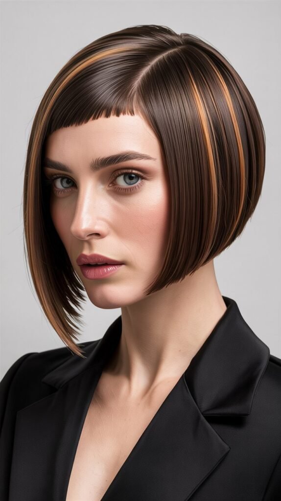 Sharp Dramatic Angled Bob