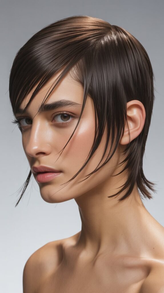 Choppy Side-Swept Pixie