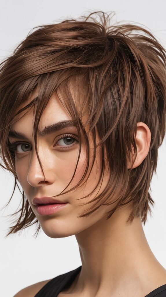 Disconnected Shaggy Pixie