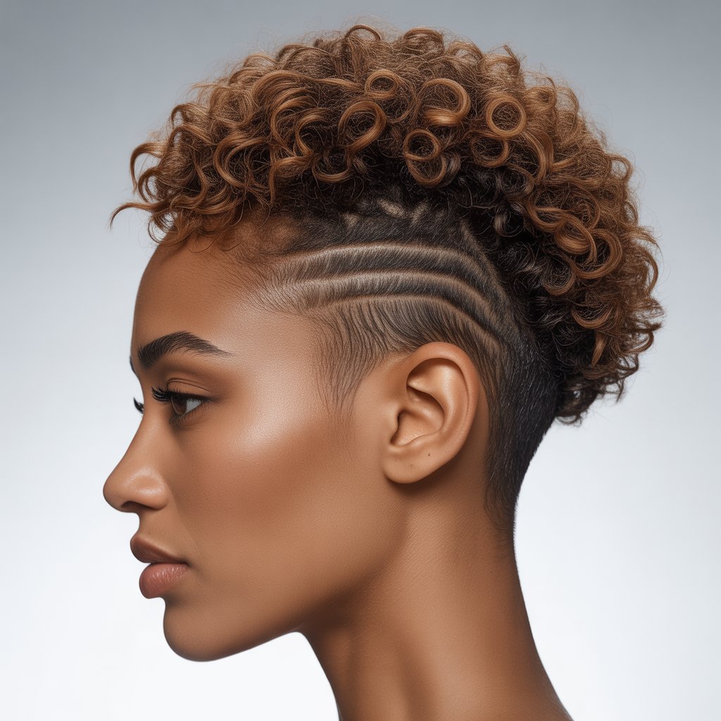 30 Best 3C 4A Hairstyles for Short Hair You'll Love 2 Tapered TWA (Teeny Weeny Afro)