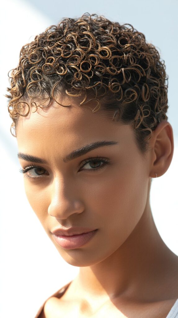 30 Best 3C 4A Hairstyles for Short Hair You'll Love 24 Curly Pixie Cut