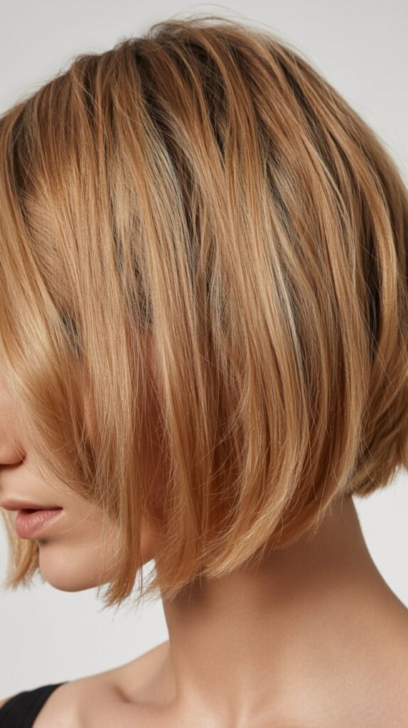 Textured Bob with Choppy Layers