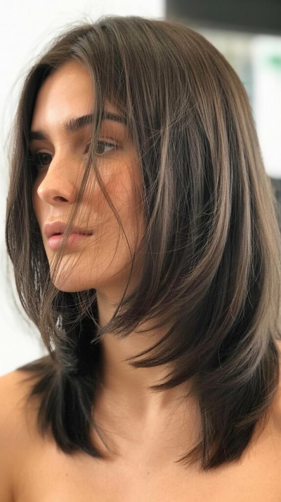 Textured Long Bob with Razored Ends