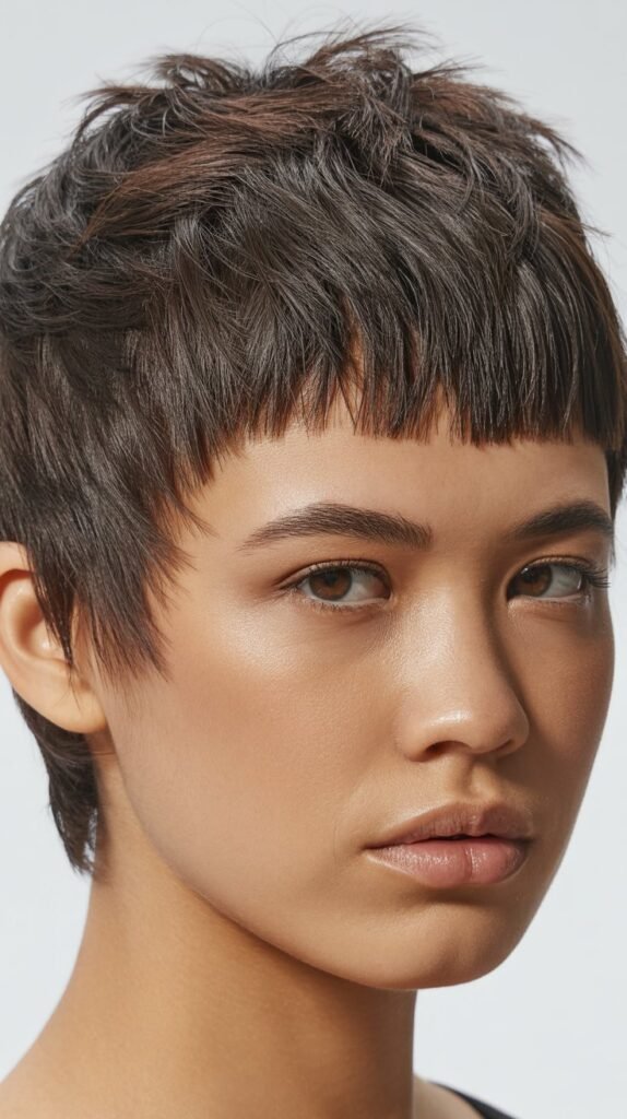 Choppy Layers with Micro Bangs