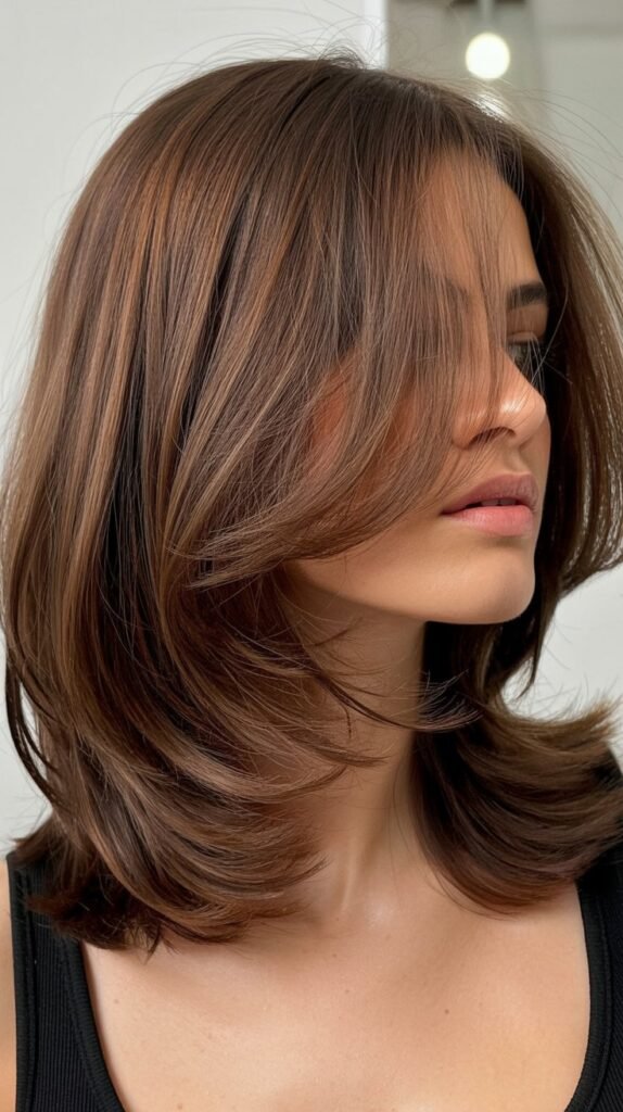 Layered Long Bob for Volume