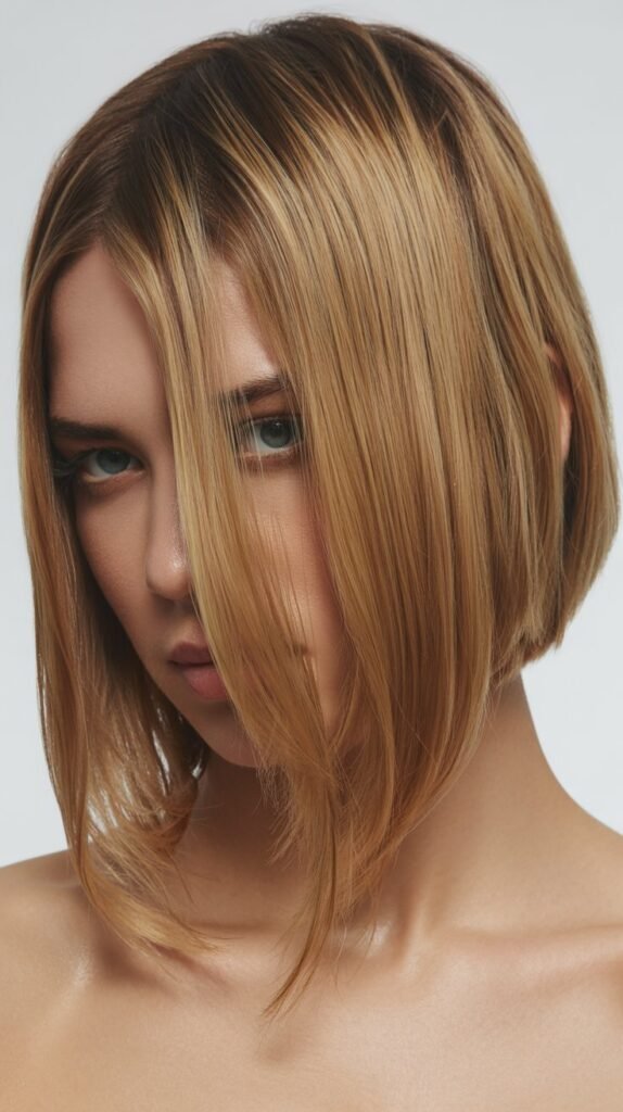 Asymmetrical Long Bob