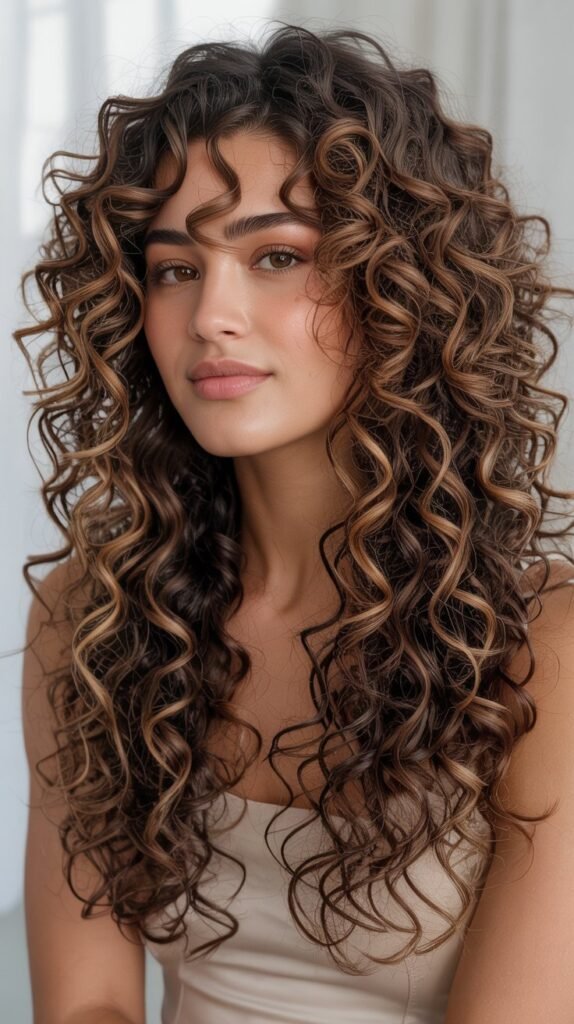 The Curly Butterfly Cut