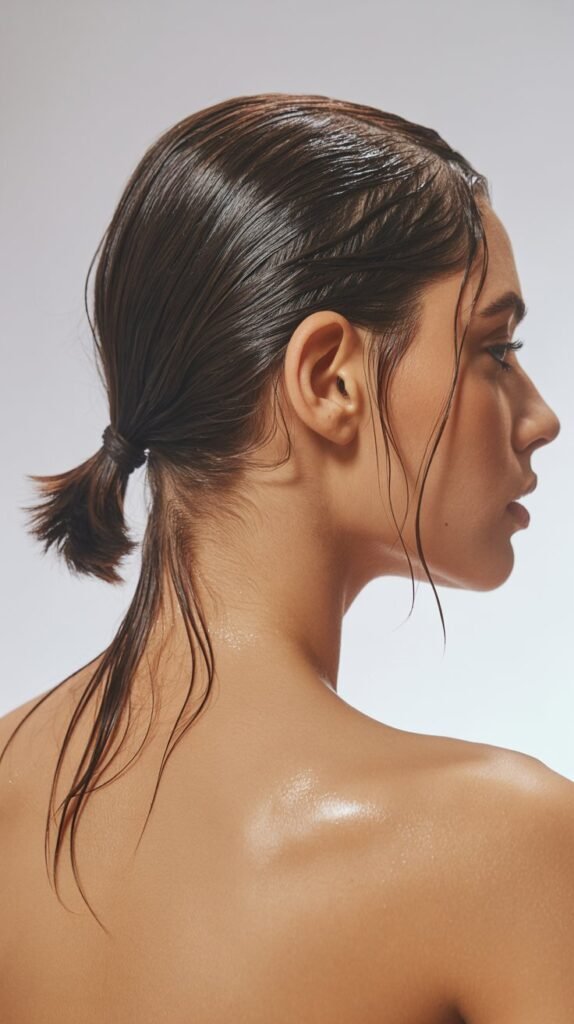 Low Ponytail Nape Style