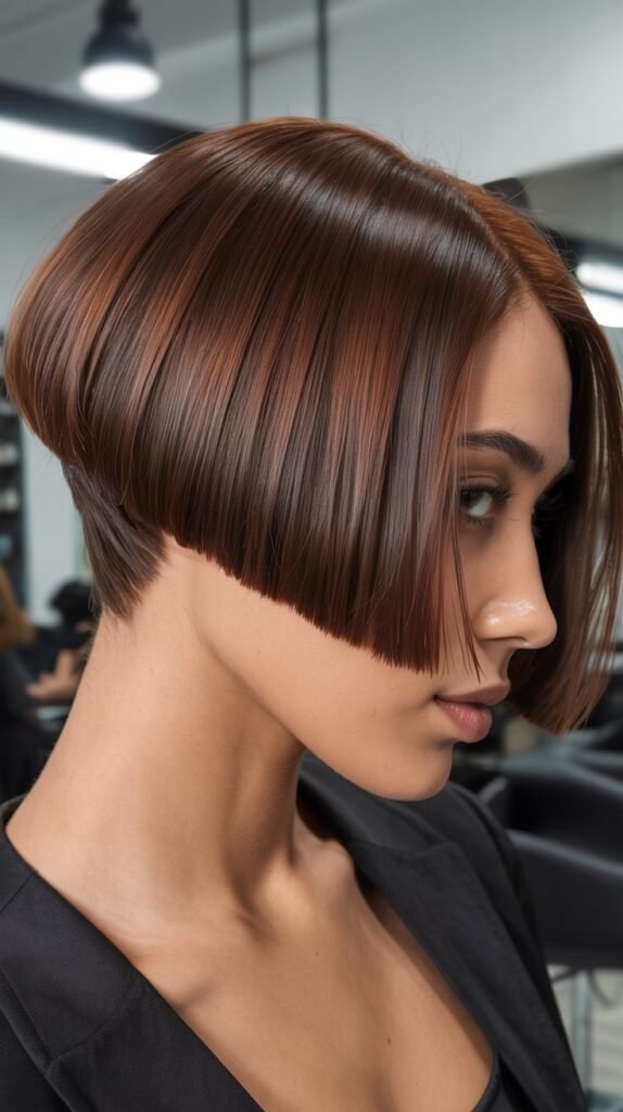  Blunt Cut Angled Bob