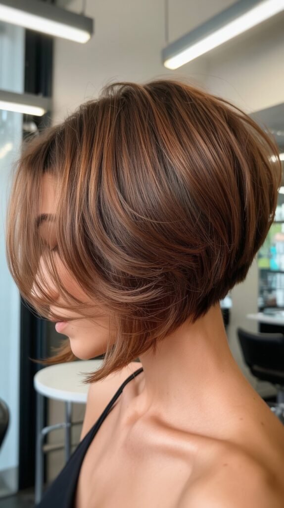 Inverted Bob with Stacked Layers