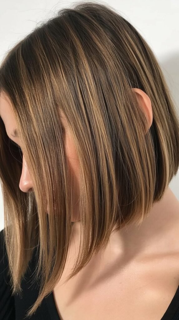 Angled Bob with Babylights